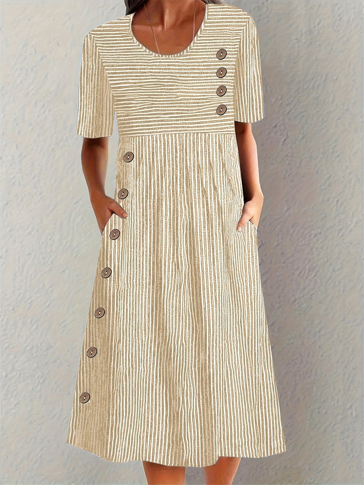 Belle | Robe d'été rayée