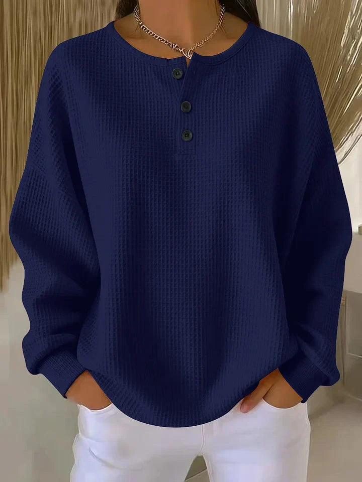 Pull élégant femme avec boutons