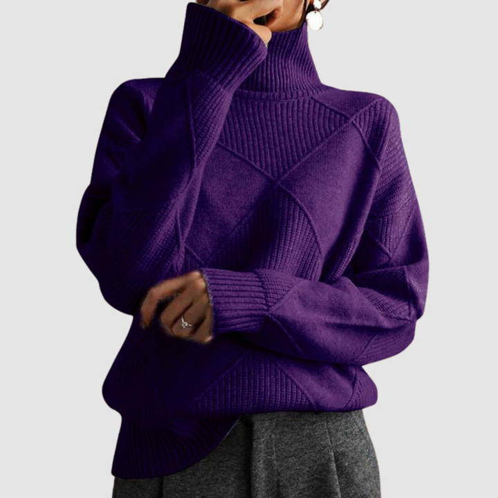 Solène de Strasbourg™ - Pull à col roulé