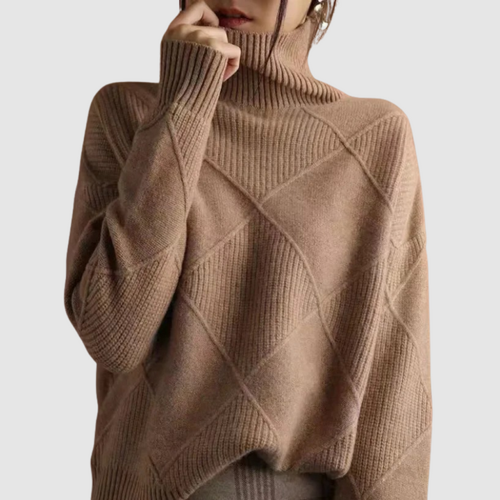 Solène de Strasbourg™ - Pull à col roulé