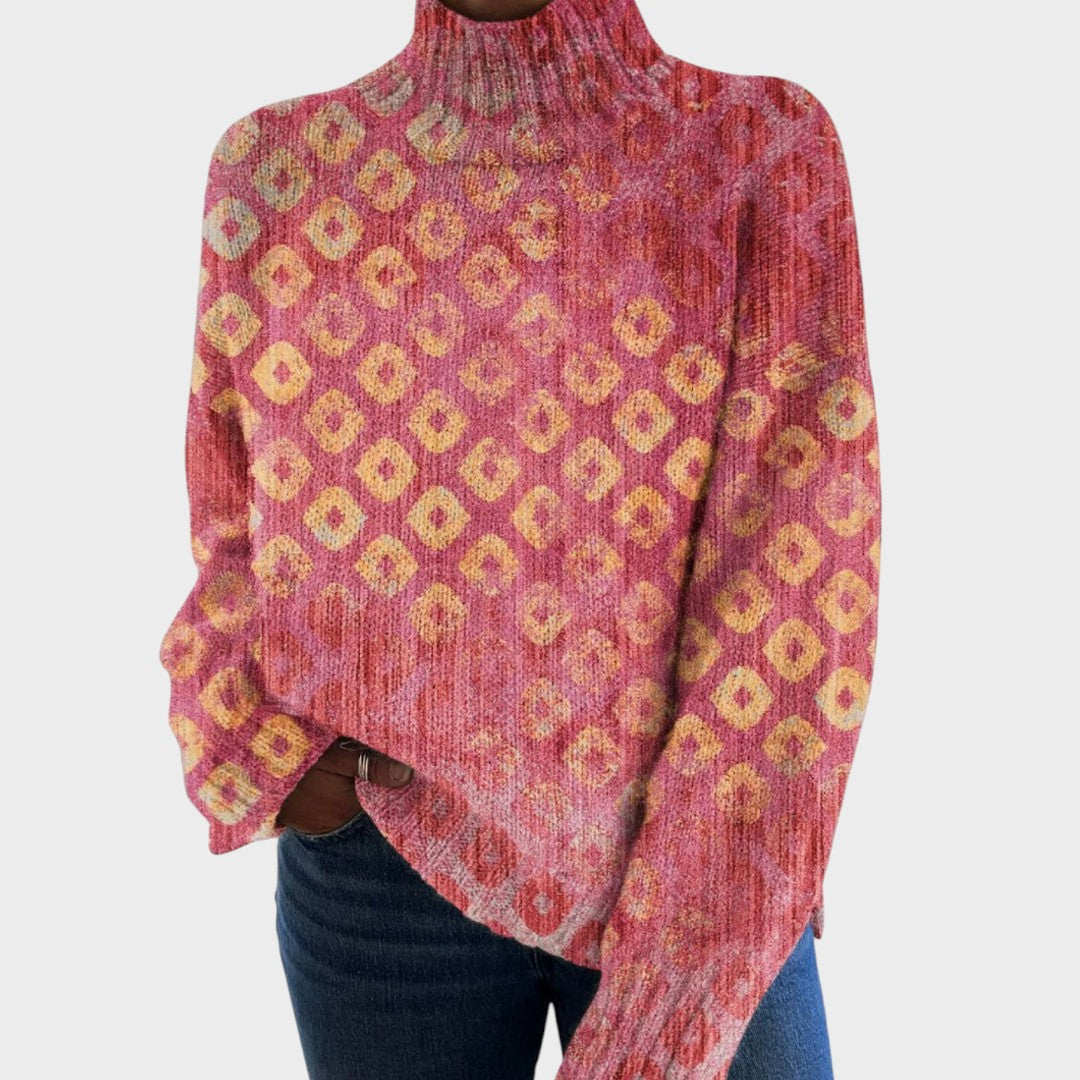 Joséphine de Lyon™ - Pull à col roulé