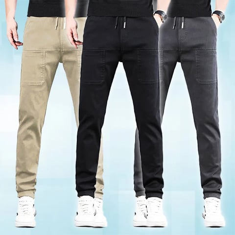 Multipants – Pantalon Cargo Extensible À Haute Élasticité, Multi-Poches Et Durable