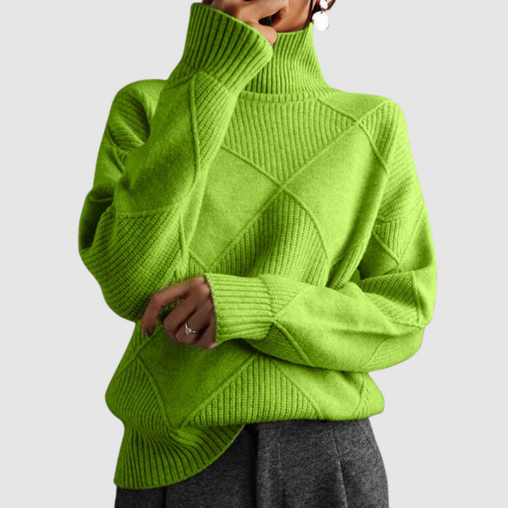 Solène de Strasbourg™ - Pull à col roulé