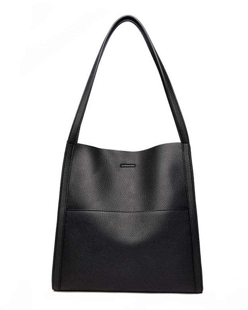 Sac à bandoulière simple de couleur unie