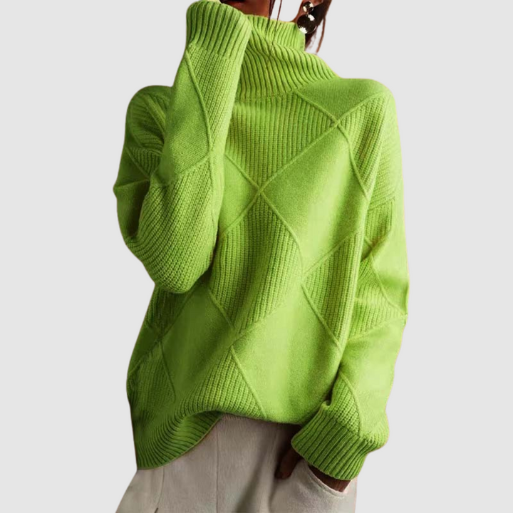 Solène de Strasbourg™ - Pull à col roulé