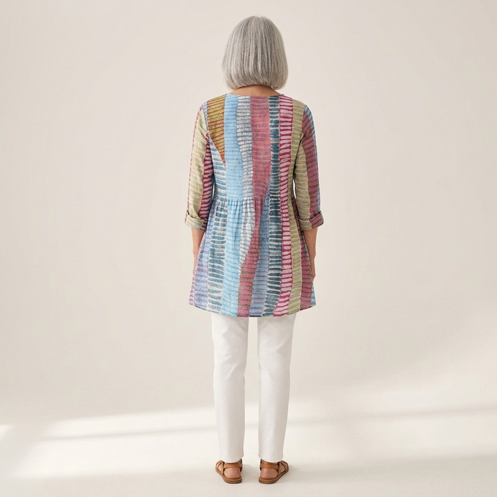 Noa - Blouse longue imprimée