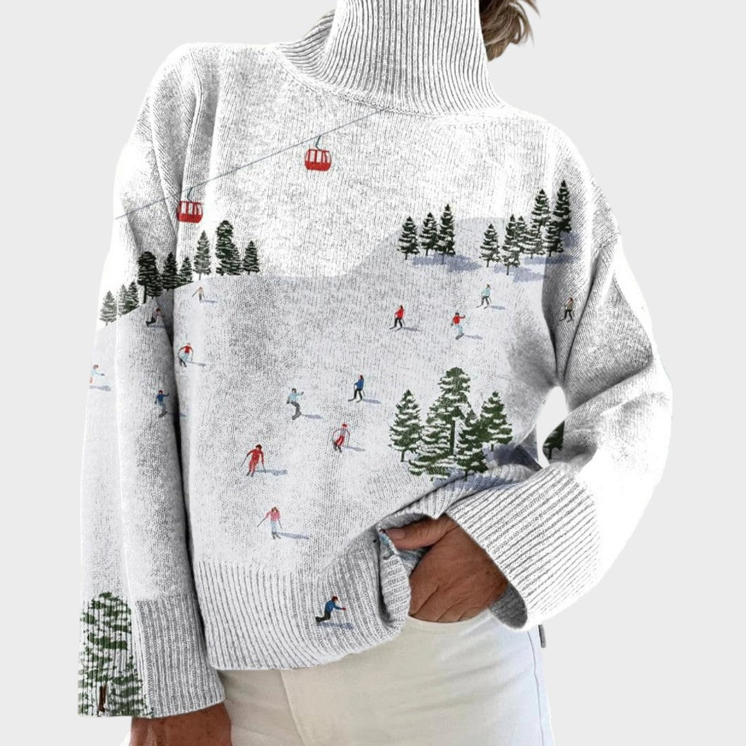 Céleste de Chamonix™ - Pull à col roulé