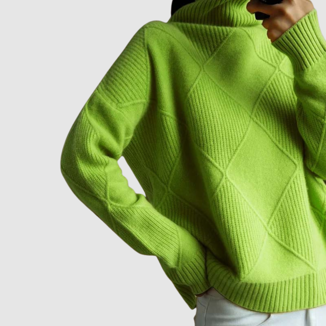 Solène de Strasbourg™ - Pull à col roulé