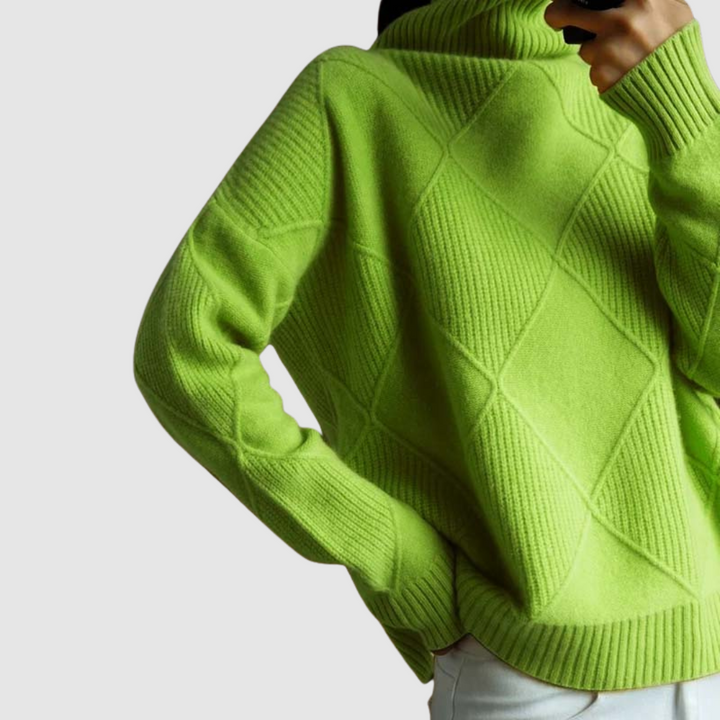 Solène de Strasbourg™ - Pull à col roulé