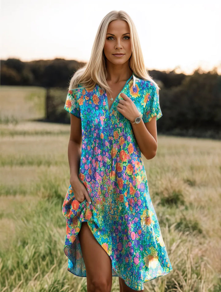 Diamond | Robe Bohème Chic à Silhouette Fluide pour Femme