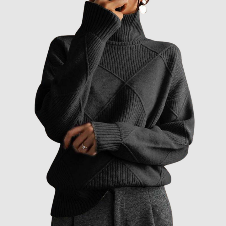 Solène de Strasbourg™ - Pull à col roulé