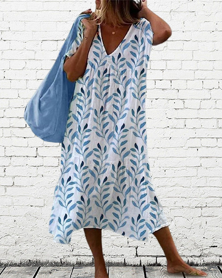 Seraphine | Robe à col en V pour femme