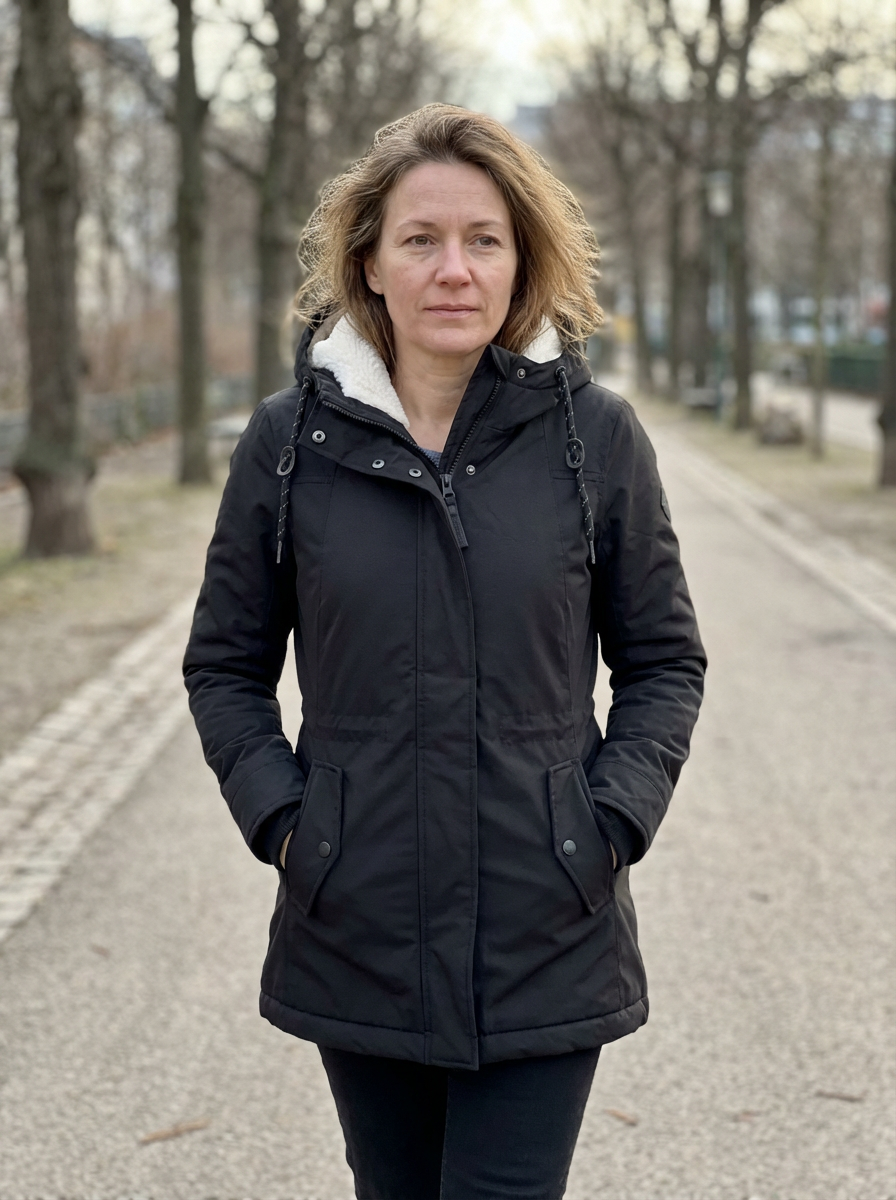 Éliane – manteau d’hiver long imperméable pour femmes, chaud et élégant