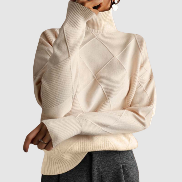 Solène de Strasbourg™ - Pull à col roulé