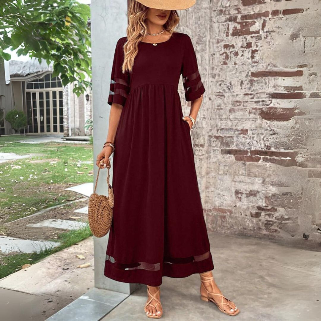 Beth | Robe Midi Flatteuse et Affinante