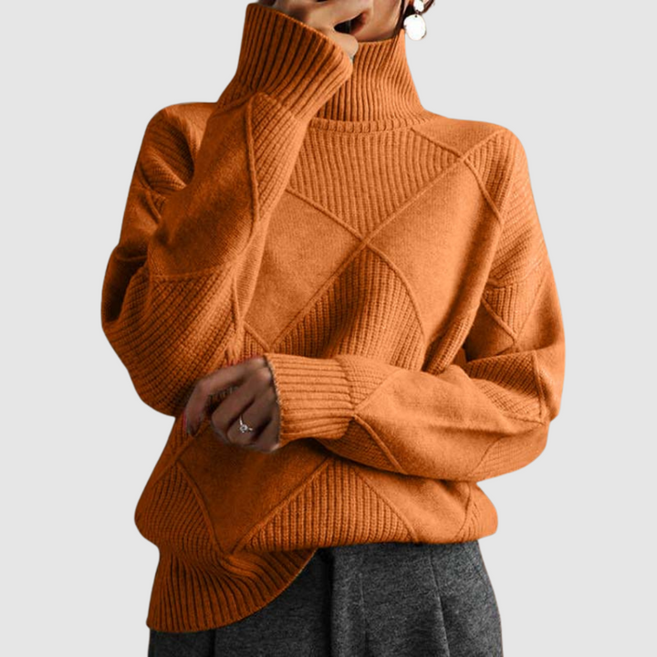 Solène de Strasbourg™ - Pull à col roulé