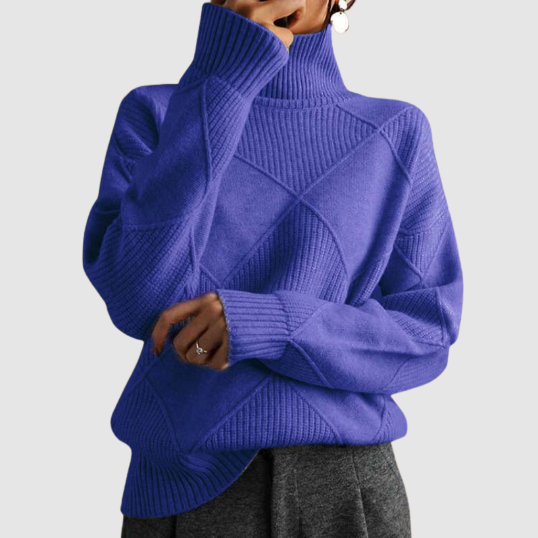 Solène de Strasbourg™ - Pull à col roulé