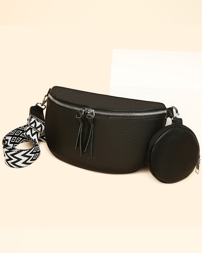 Sac à bandoulière en cuir pour femme