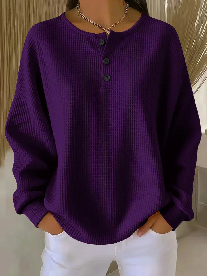 Pull élégant femme avec boutons