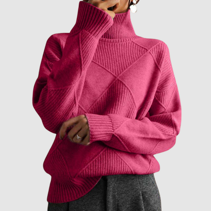 Solène de Strasbourg™ - Pull à col roulé