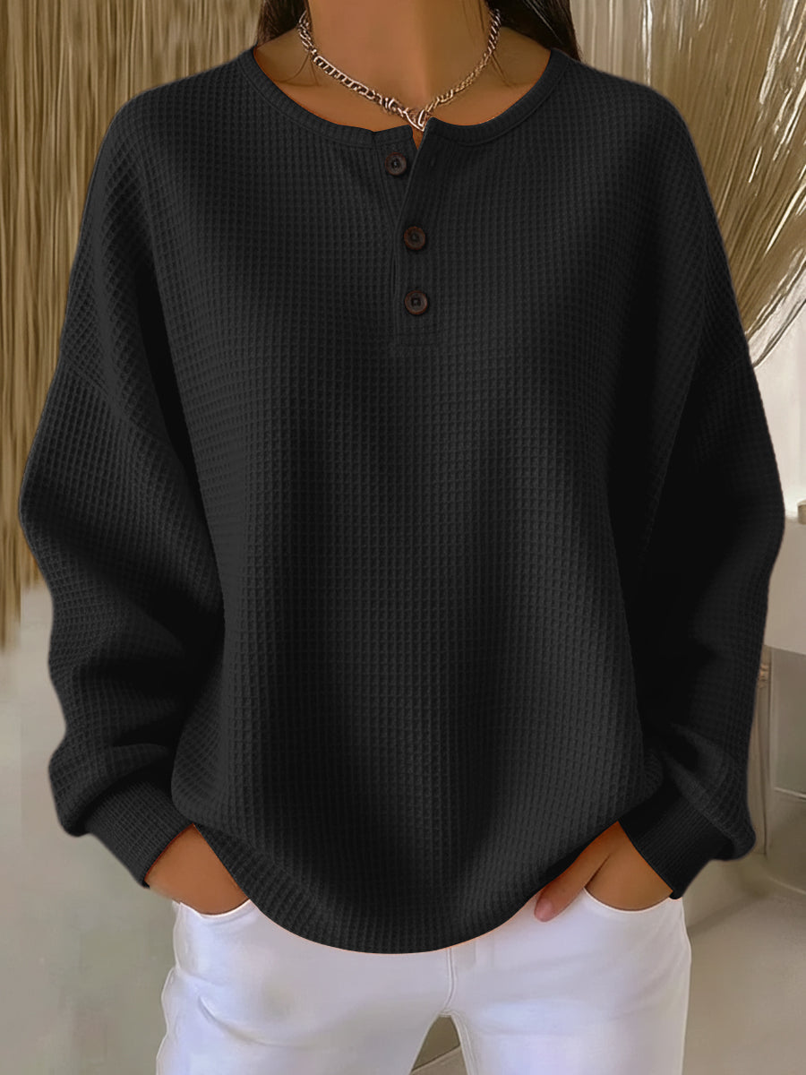 Pull élégant femme avec boutons