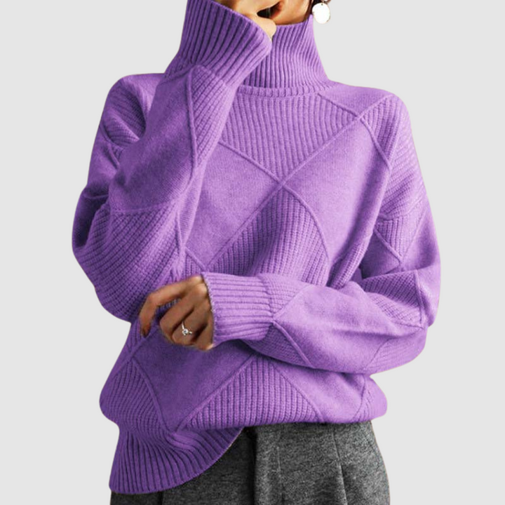 Solène de Strasbourg™ - Pull à col roulé