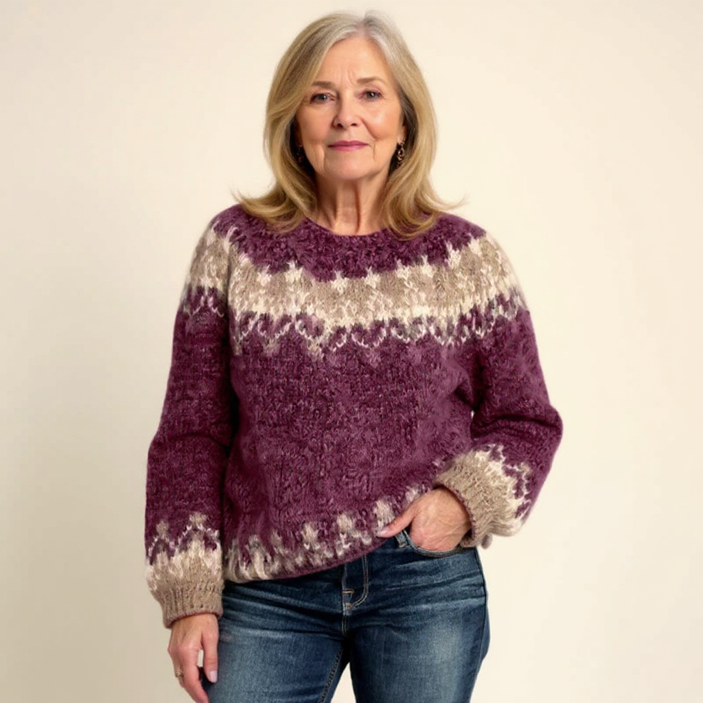 PULL TRICOTÉ VINTAGE ANGELA