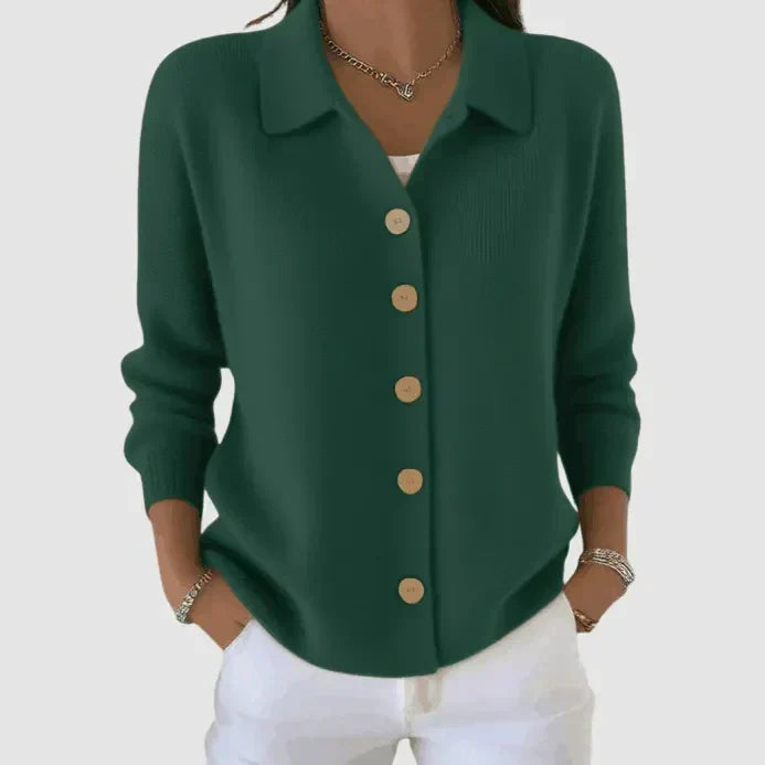 Cardigan Doux Tricot Boutonné