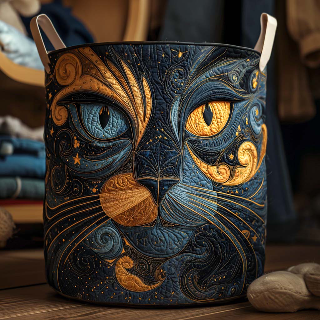 Panier à linge Chat Galaxie