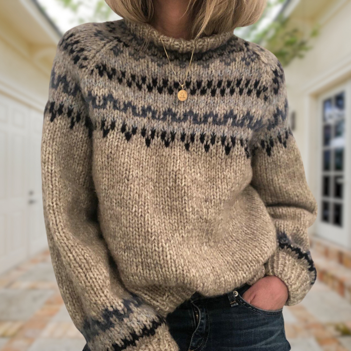 Pull Vintage Tricoté KAREN