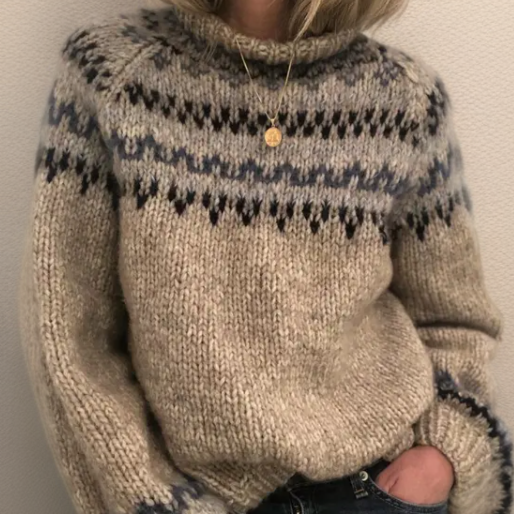 Pull Vintage Tricoté KAREN