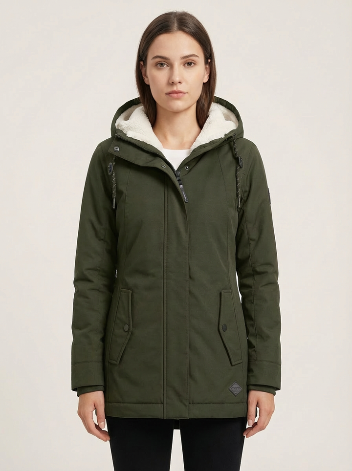 Éliane – manteau d’hiver long imperméable pour femmes, chaud et élégant