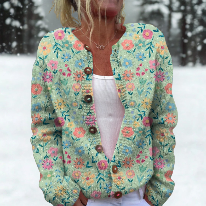 Cardigan d'Automne en Tricot Confortable
