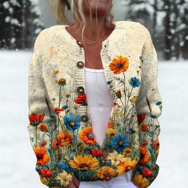 Cardigan d'Automne en Tricot Confortable