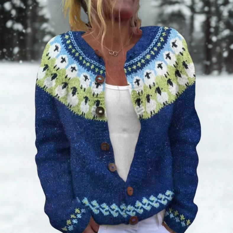 Cardigan d'Automne en Tricot Confortable