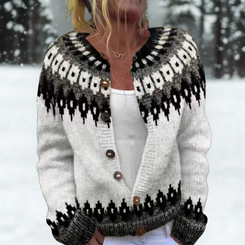 Cardigan d'Automne en Tricot Confortable
