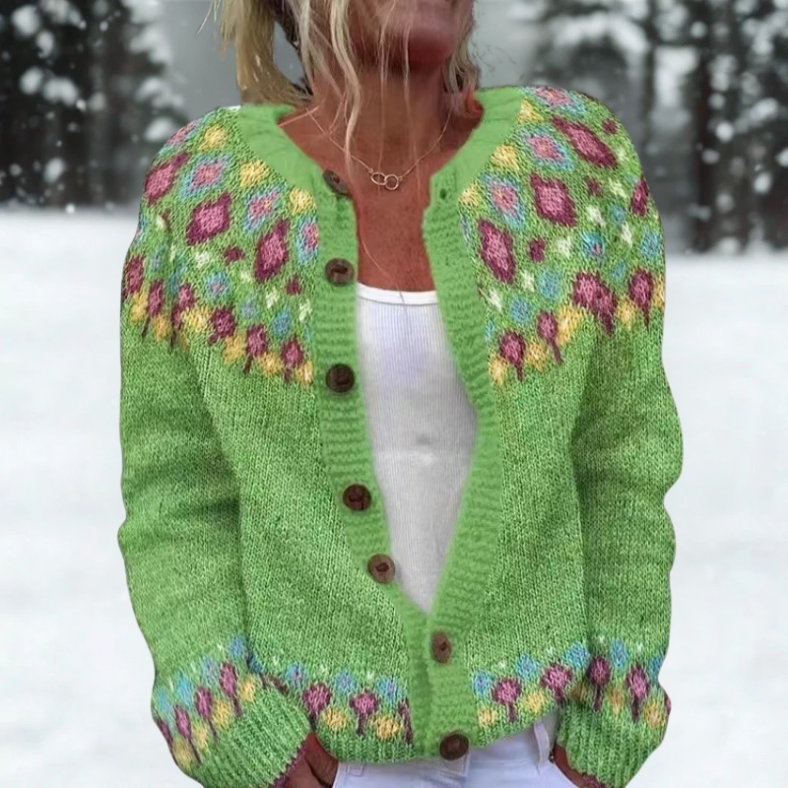Cardigan d'Automne en Tricot Confortable