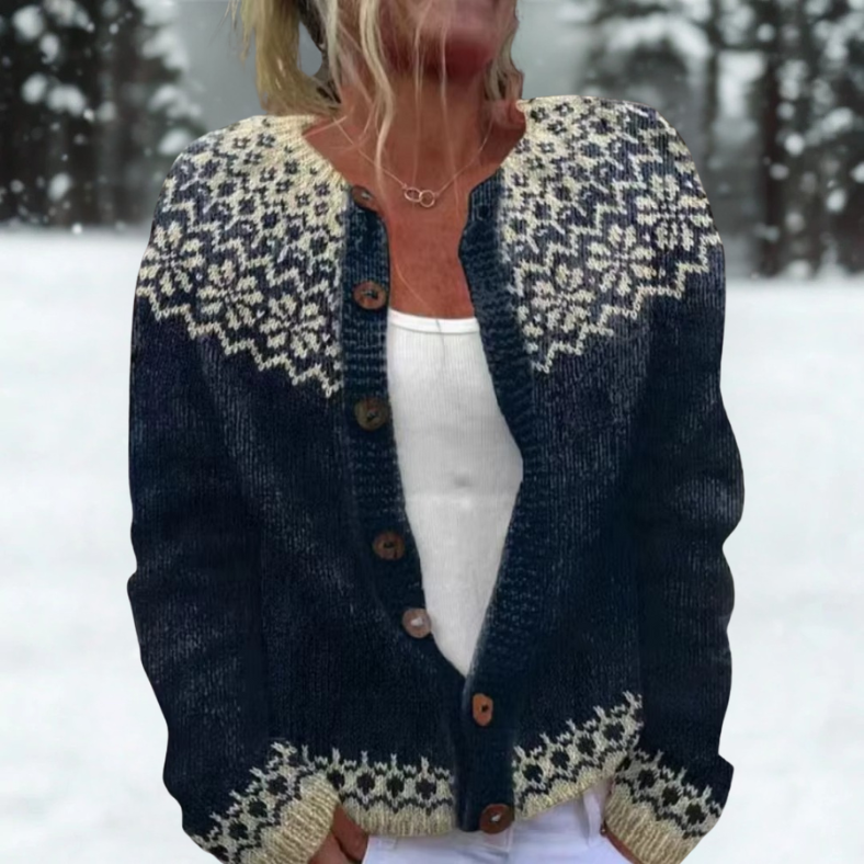 Cardigan d'Automne en Tricot Confortable