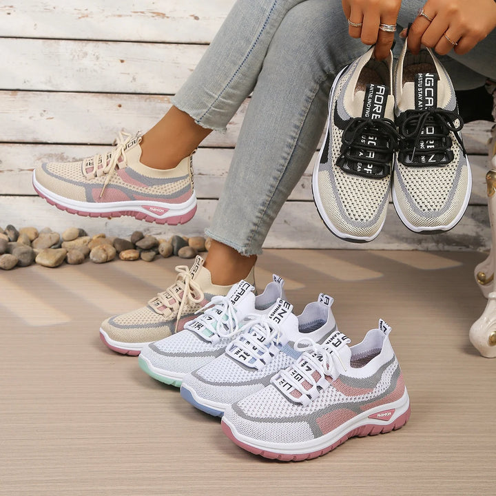 Women's Shoes Double-Color Work Shoes for Ladies, Single Shoes Casual Sneaker Shoes Woman 2026 Free Shipping Shoes