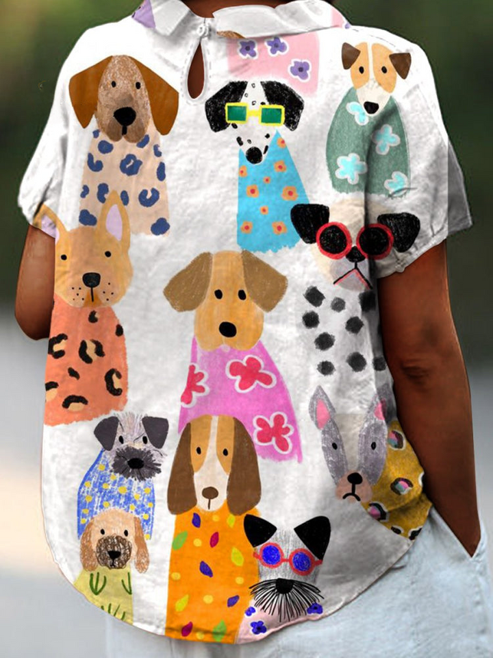 Tilly | Chemise Imprimée Chien