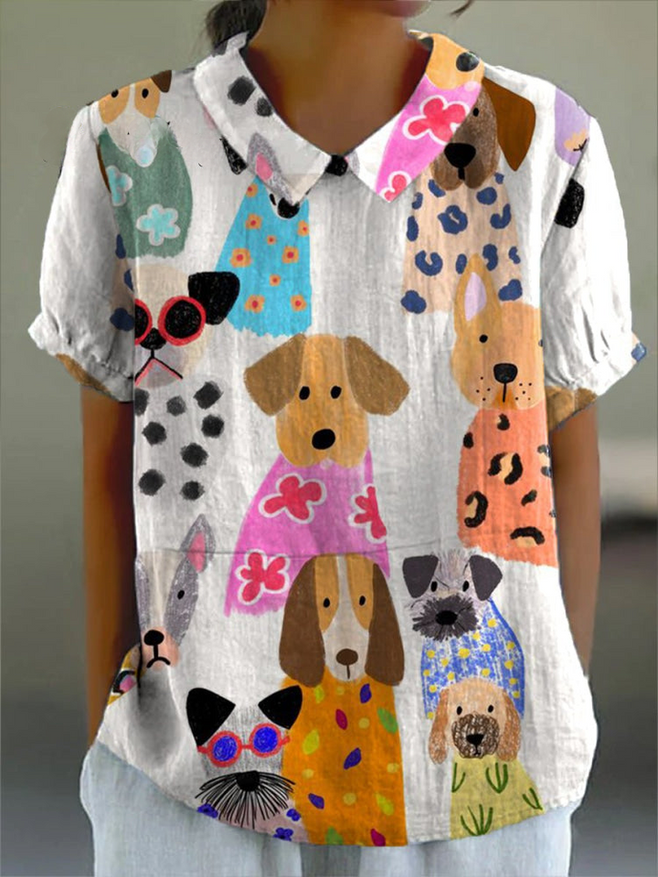 Tilly | Chemise Imprimée Chien