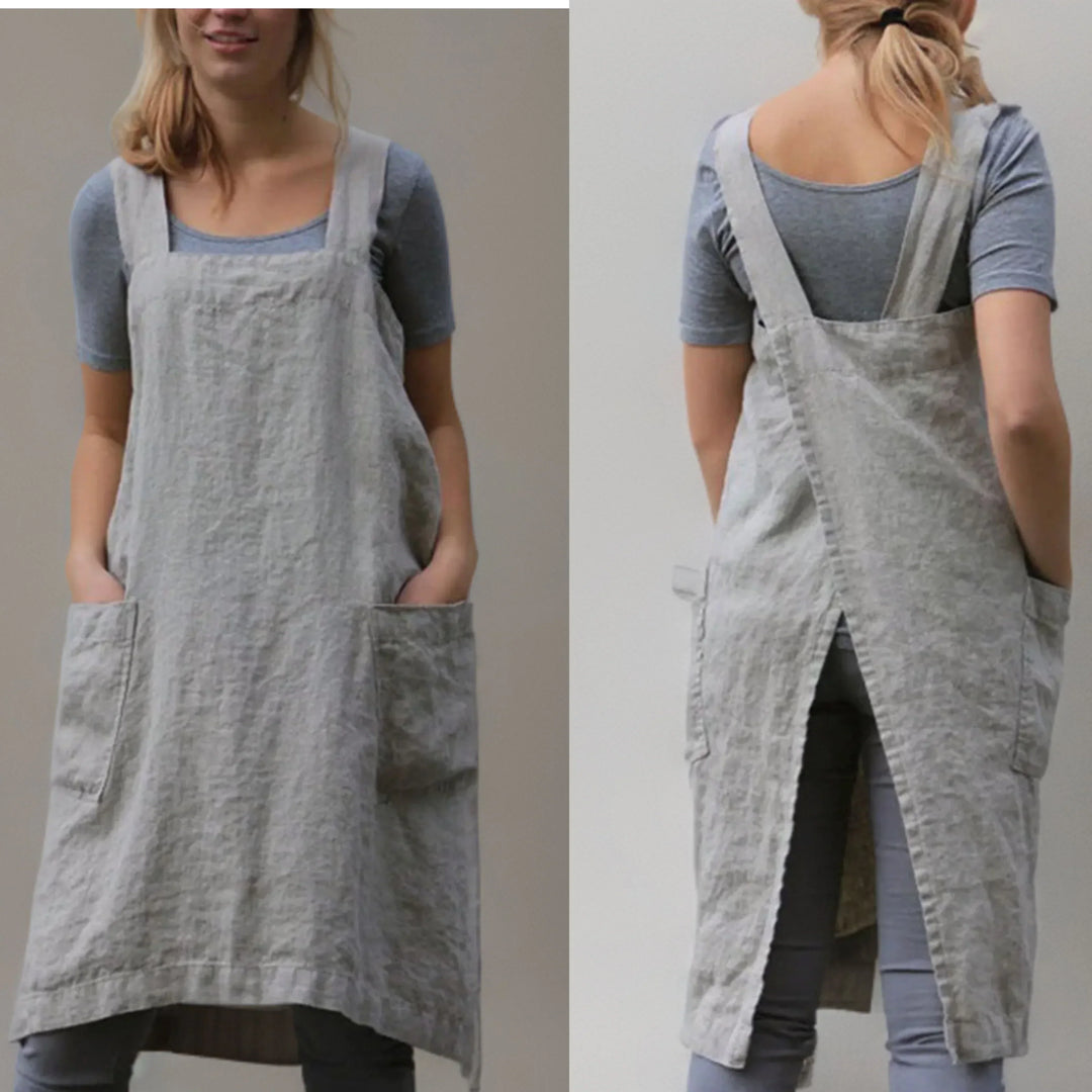 Lison | Robe tablier ample pour femme