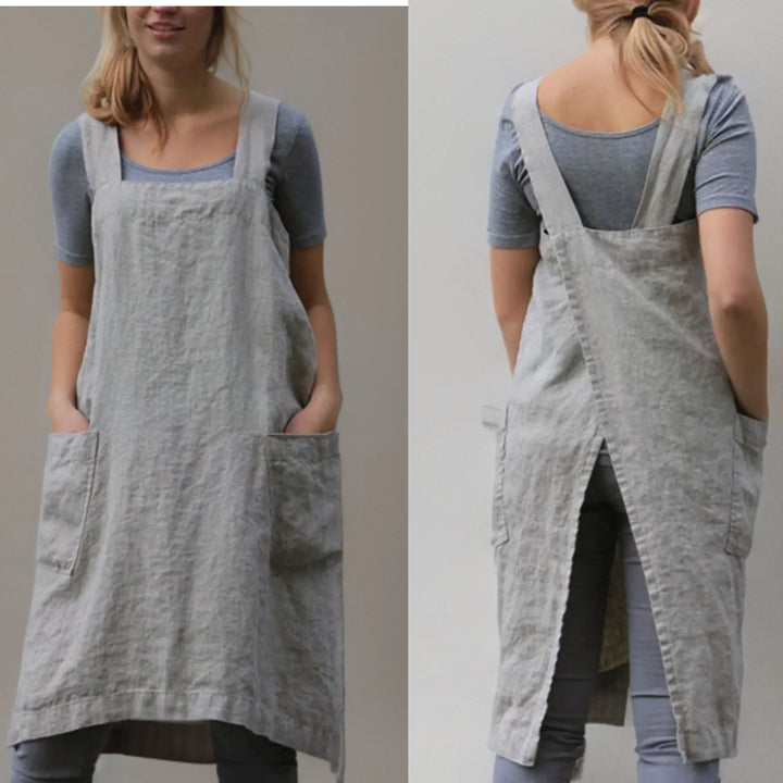 Lison | Robe tablier ample pour femme