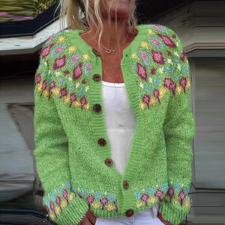 Cardigan Islandais Vintage Rubie