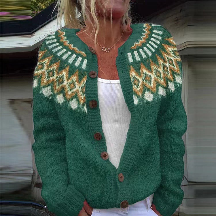 Cardigan Islandais Vintage Natalia
