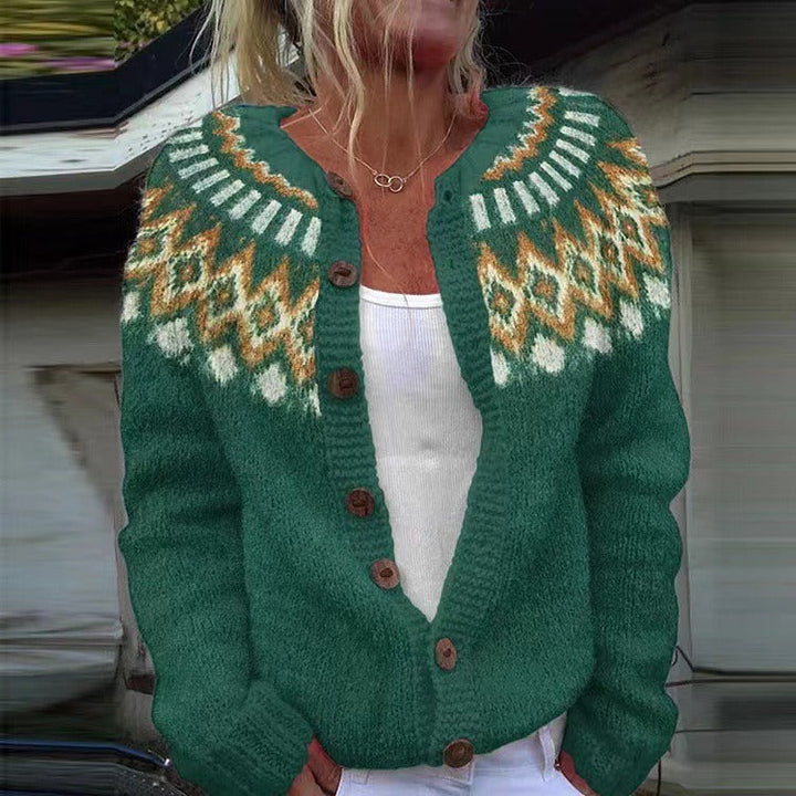 Cardigan Islandais Vintage Natalia