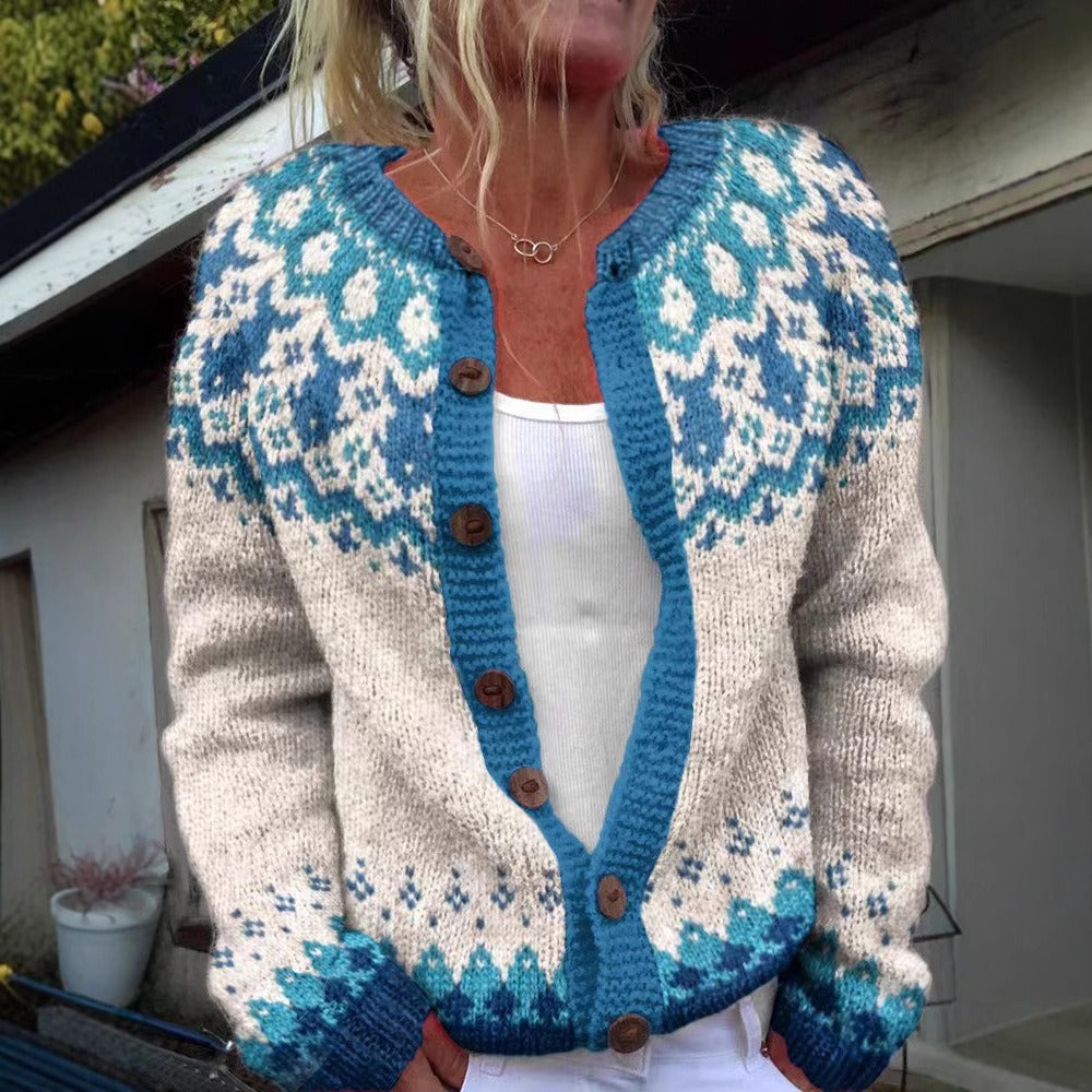 Cardigan Islandais Vintage Eva