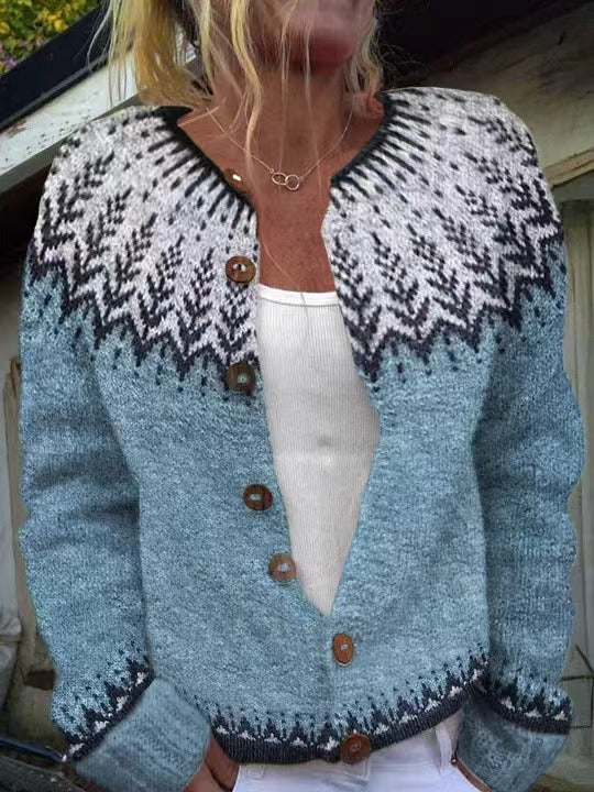 Cardigan Islandais Vintage Clara