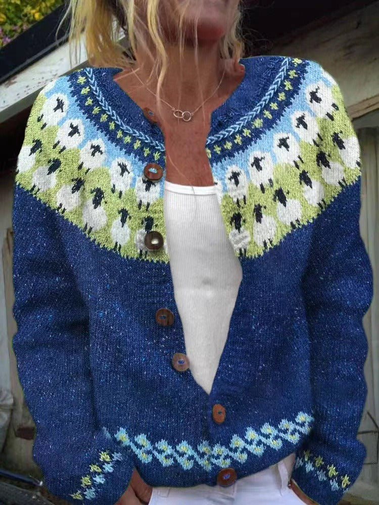 Cardigan Islandais Vintage Sophie
