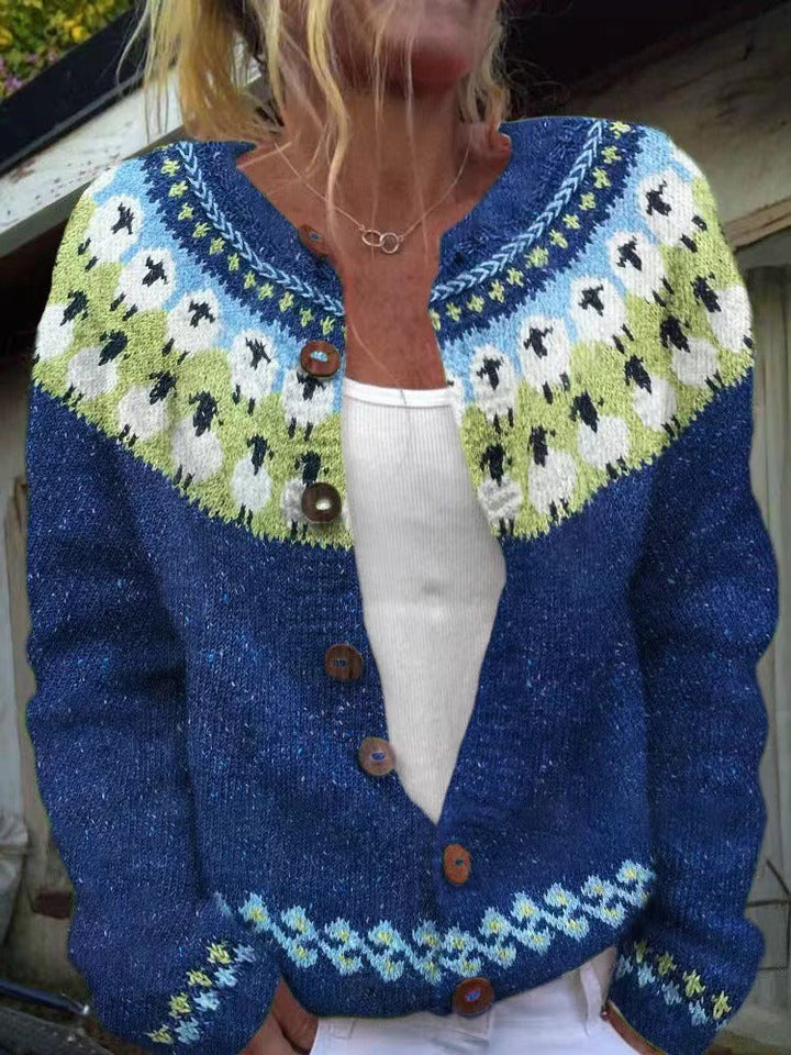 Cardigan Islandais Vintage Sophie